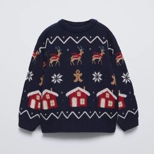 Zara Navy Sweater size 4